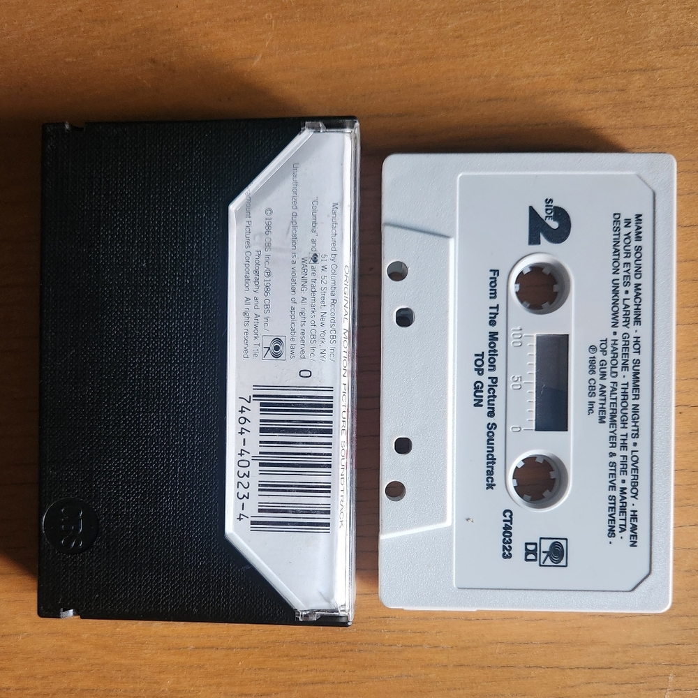 Footloose, Top Gun, Johnny Be Good - 1980s Soundtrack Cassette Tapes (Lot of 3)  - Picture 6 of 8